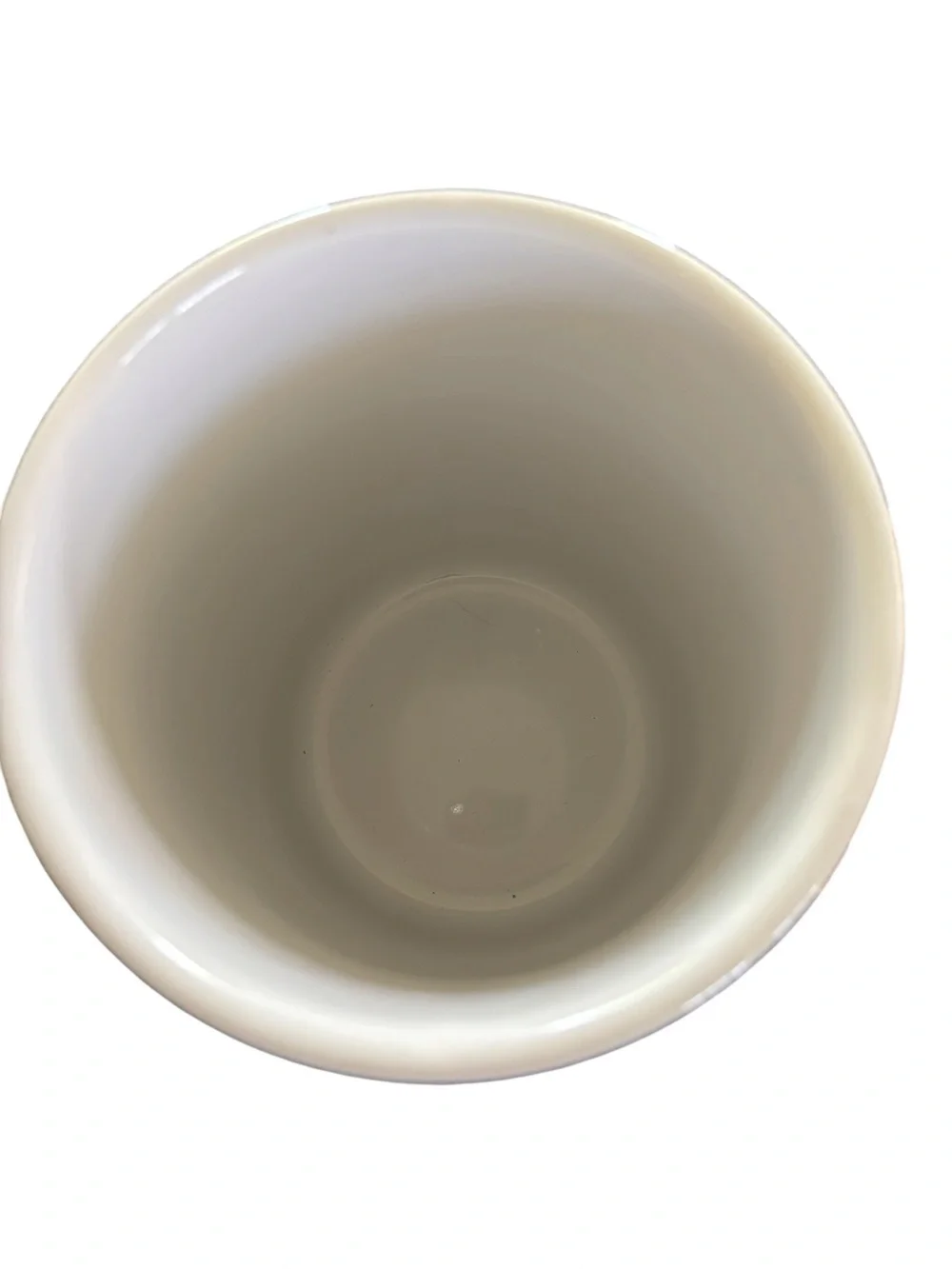 Signature Housewares Kitchen  White Ceramic Coffee Canister Bamboo Wood Lid